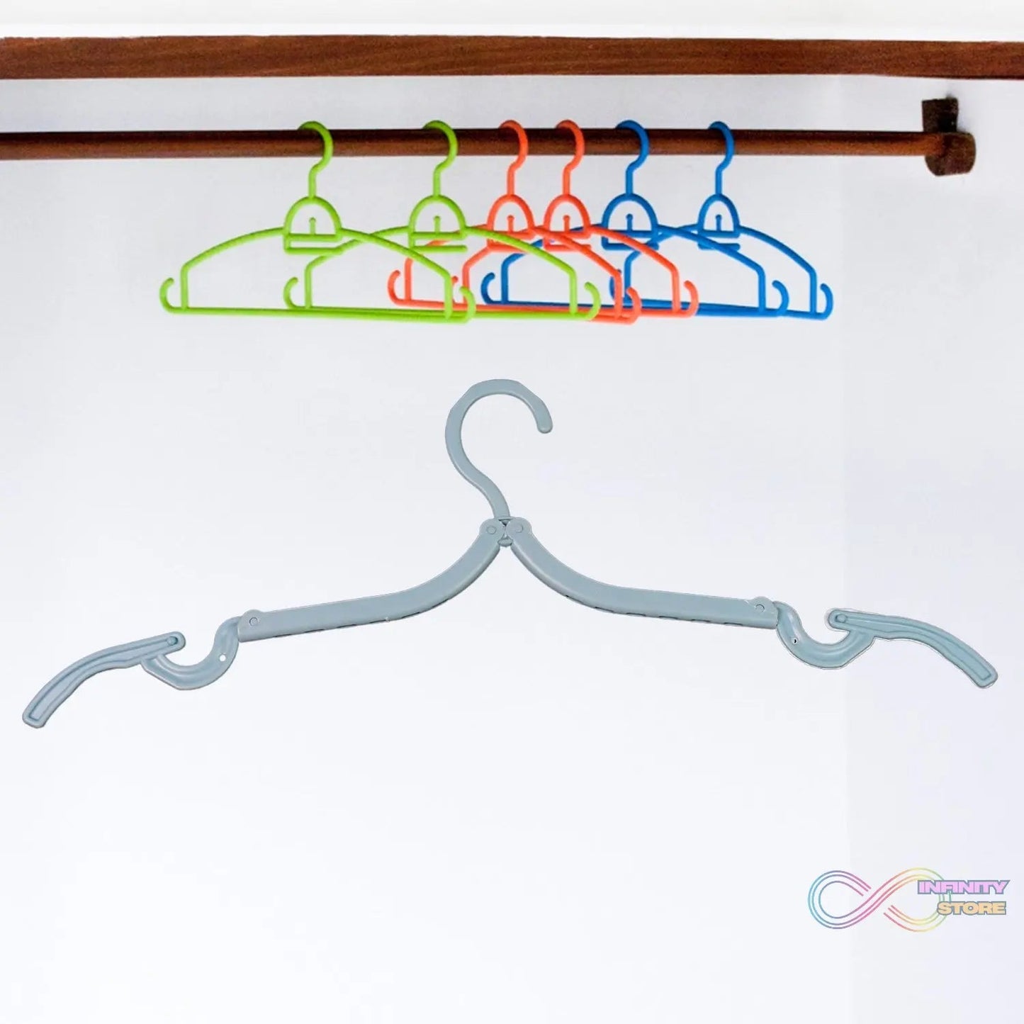 Travel Hangers, Portable Folding Clothes Hangers (1 Pc / Big) - infinityexculsivestore.com
