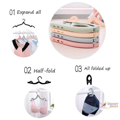 Travel Hangers, Portable Folding Clothes Hangers (1 Pc / Small) - infinityexculsivestore.com