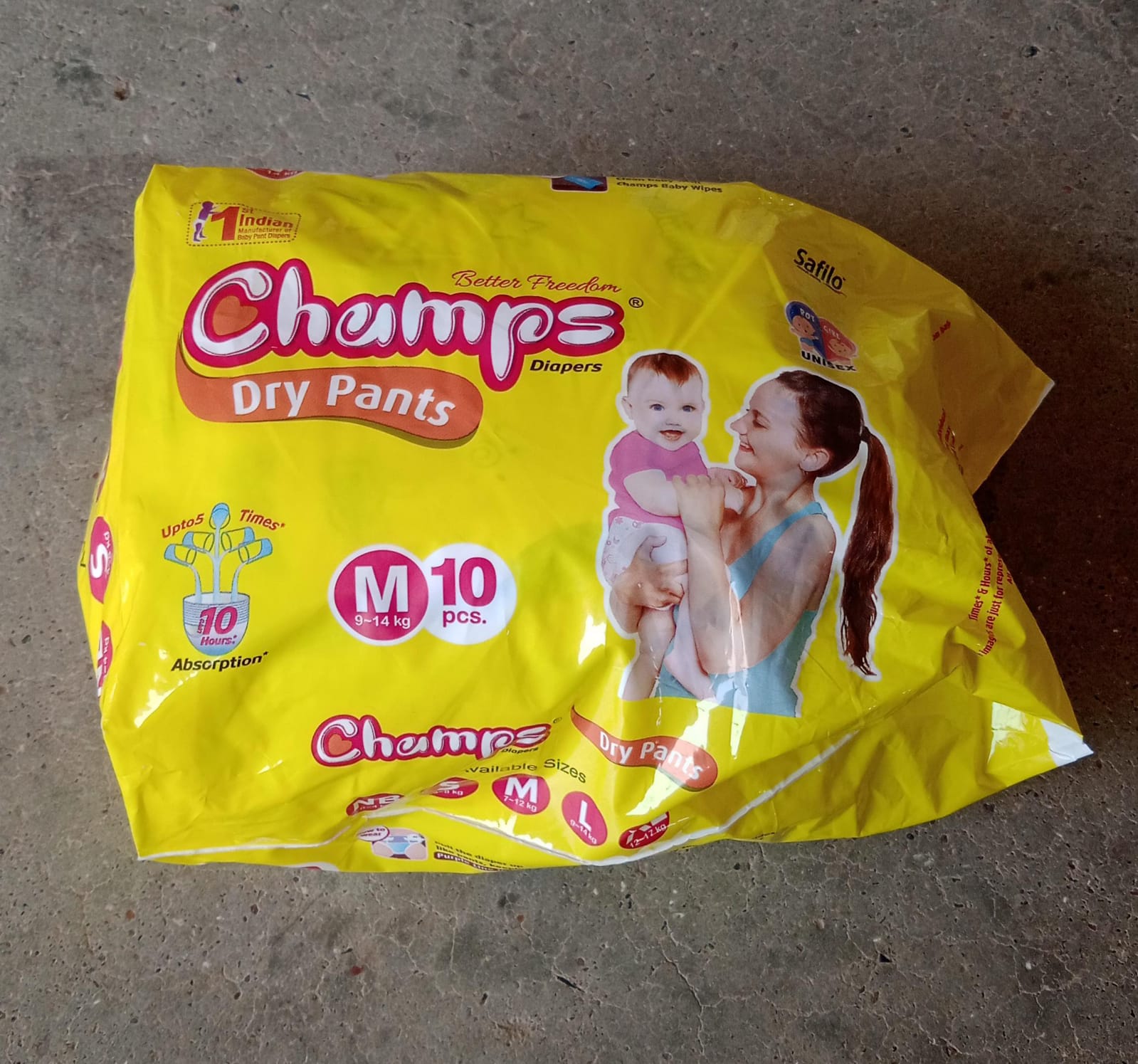 Travel Must - Have: Champs Medium Diaper Pants (10 Pcs) - Leakproof - infinityexculsivestore.com