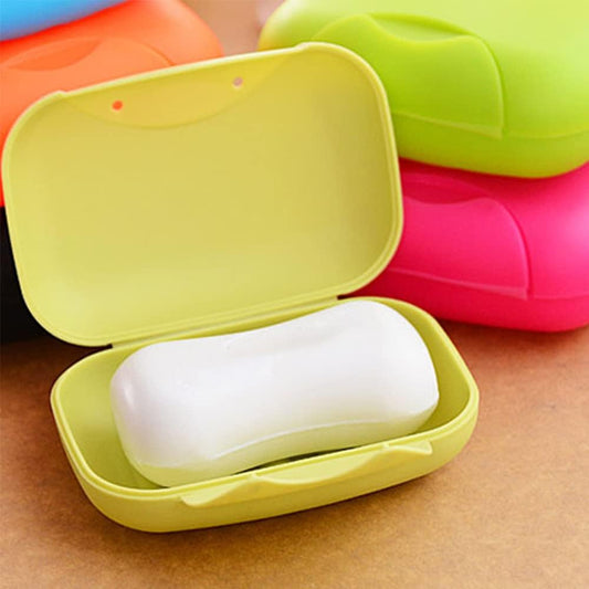 Travel Soap Case Box Plastic Soap Box With Cover Waterproof Leakproof Soap Dish For Bathroom & Travel Use (1Pc) - infinityexculsivestore.com