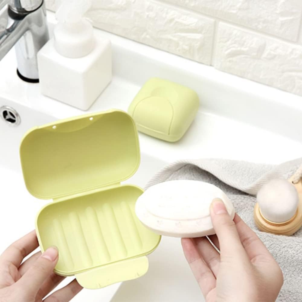 Travel Soap Case Box Plastic Soap Box With Cover Waterproof Leakproof Soap Dish For Bathroom & Travel Use (1Pc) - infinityexculsivestore.com