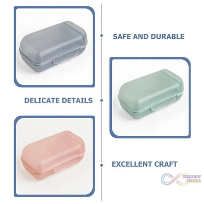 Travel Soap Container, Soap Travel Case with Lid (1 Pc) - infinityexculsivestore.com