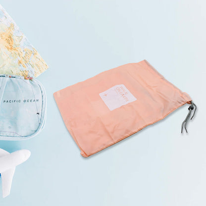 Travel Storage Bag Waterproof Nylon Drawstring Pouch Men and Women Folding Clothes Classified Organizers Packing Shoes Luggage Bags (4 Pc Set) - infinityexculsivestore.com