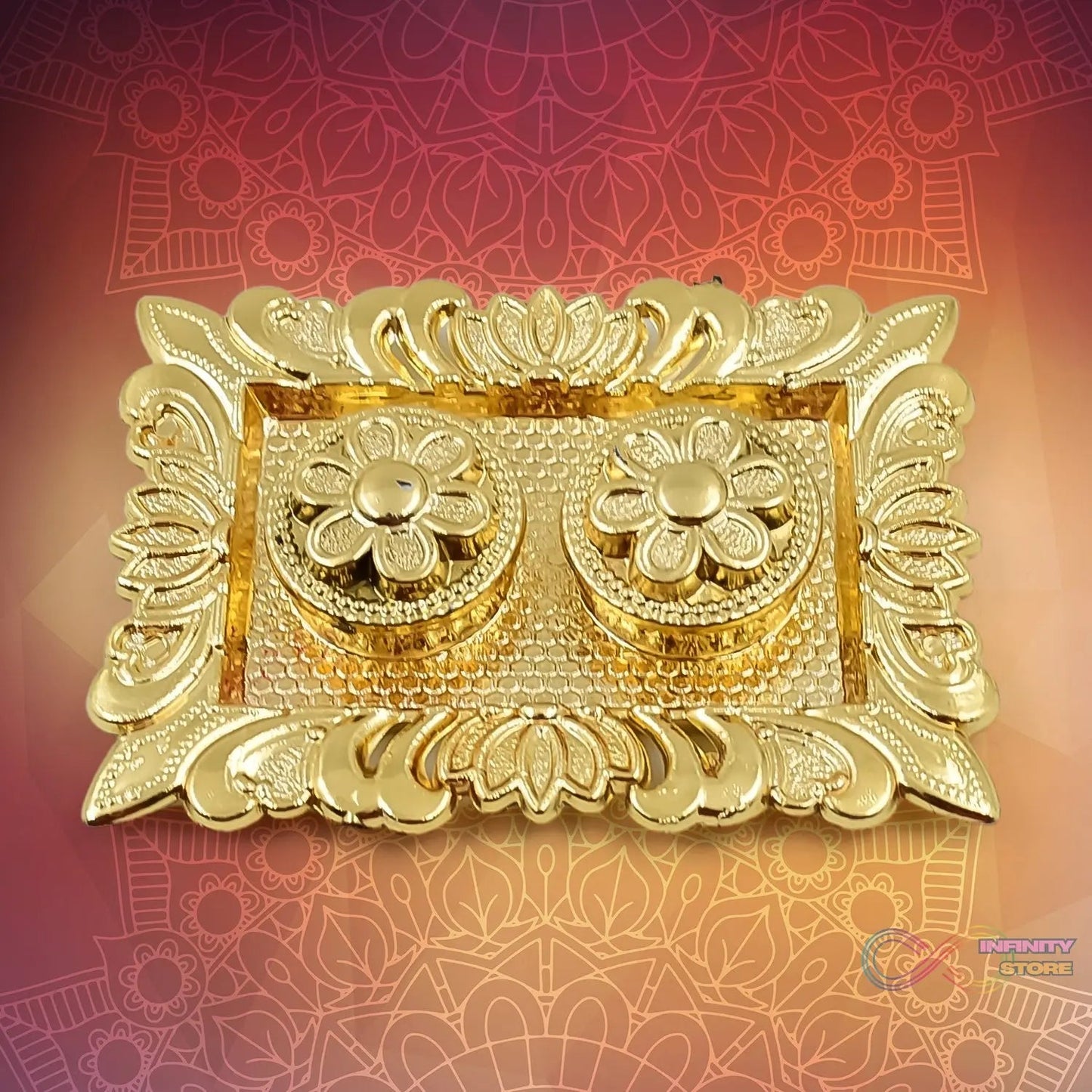 Tray Shape Rakasha Bandhan Special Puja Thali (1 Pc) - infinityexculsivestore.com