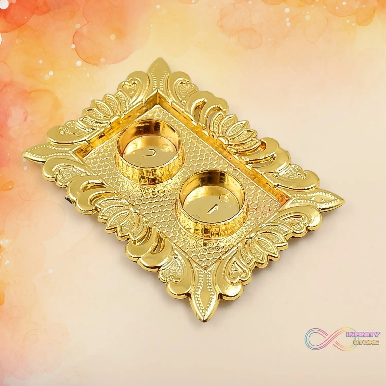 Tray Shape Rakasha Bandhan Special Puja Thali (1 Pc) - infinityexculsivestore.com