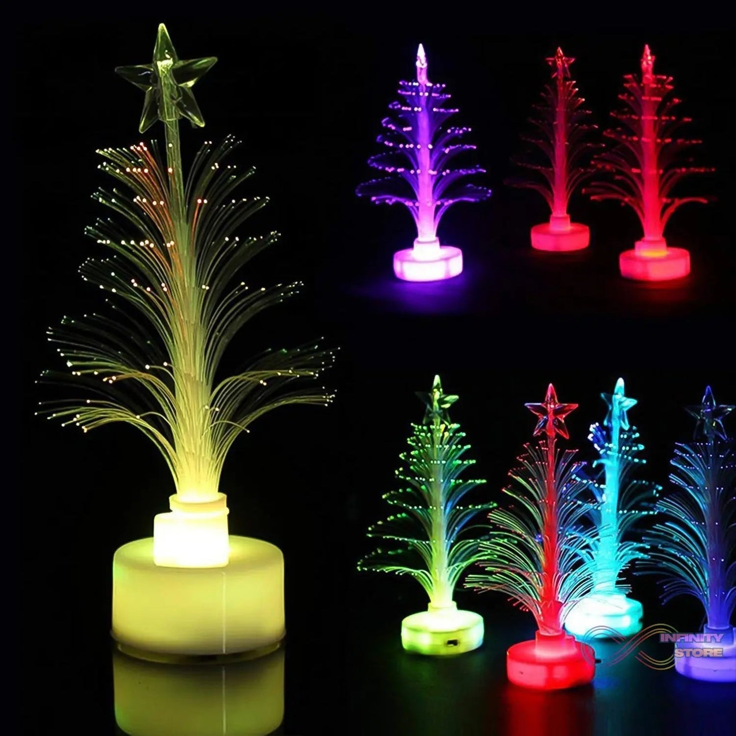 Tree LED Candlelight Colourful Candle Decoration LED Light Night (1 Pc) - infinityexculsivestore.com