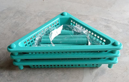 Triangle 3 - Tier Plastic Storage Rack for Kitchen, Bathroom & Office - infinityexculsivestore.com