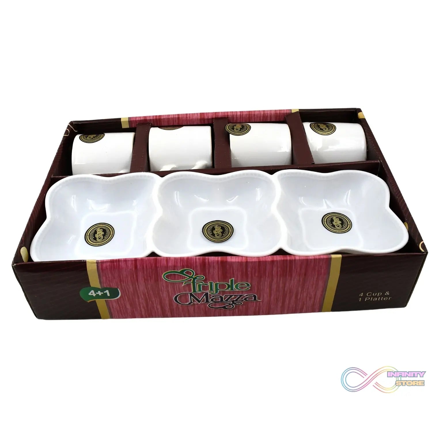 TrioTreat Cups and Platter Collection
