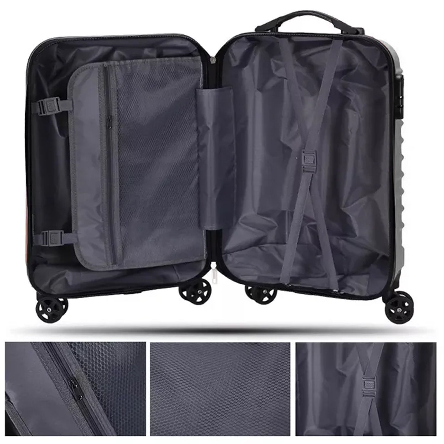 Trolley Bag for Men & Women, Multi Color, Set of 2 (Big & Small) - infinityexculsivestore.com