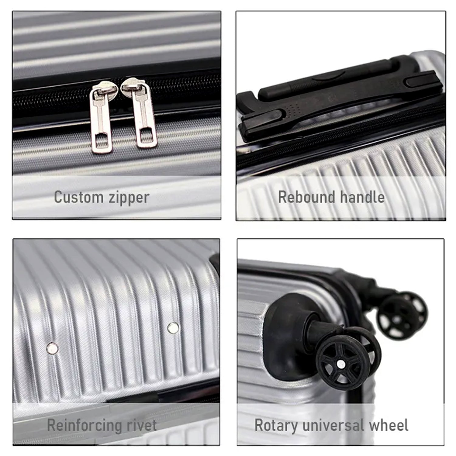 Trolley Bag for Men & Women, Multi Color, Set of 2 (Big & Small) - infinityexculsivestore.com