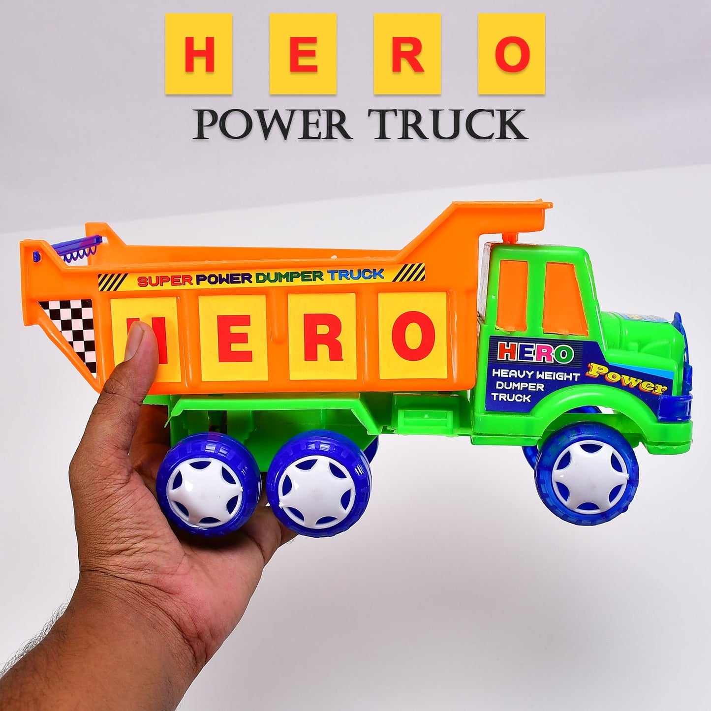 Truck Toy - Jumbo Large Size Plastic Heavy Weight Truck Toy  - infinityexculsivestore.com