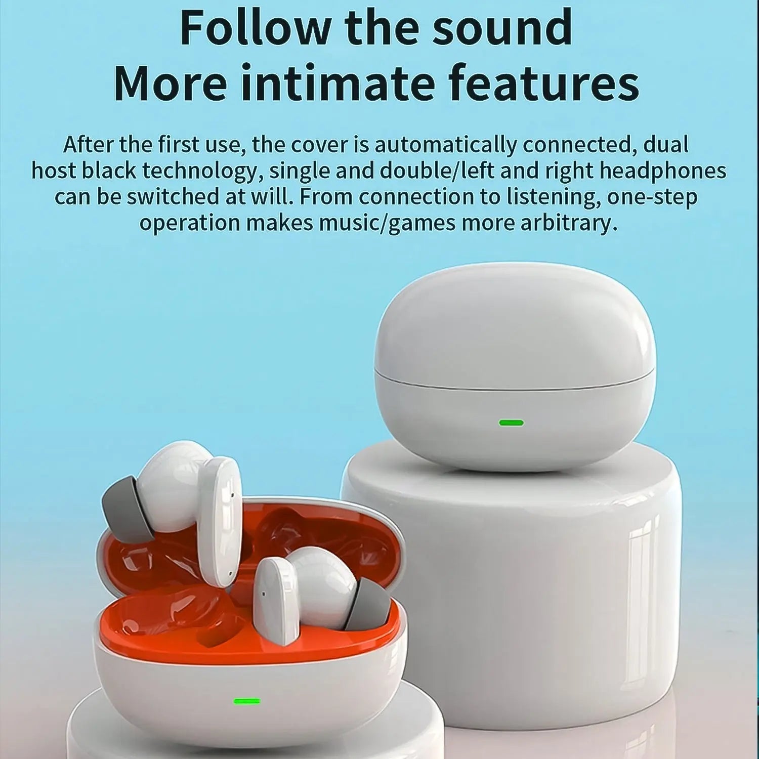 True Wireless Earbuds | Best Low Latency | Bluetooth Headset (1 Set) - infinityexculsivestore.com