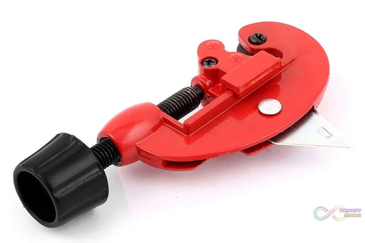 Tubing pipe cutter with red handle