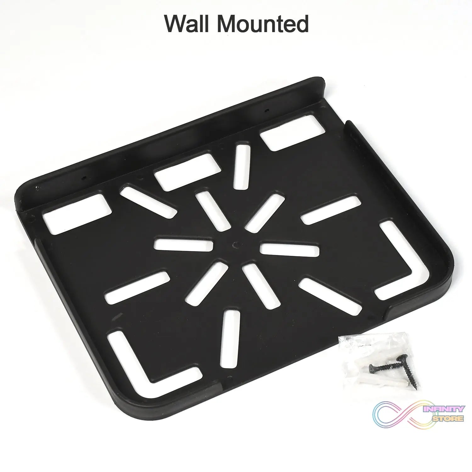 Tv Setup Box Plastic Wall Mount Holder Hard Plastic Premium Quality Holder For Setup box , Dvd player & Other Device Using Stand - infinityexculsivestore.com