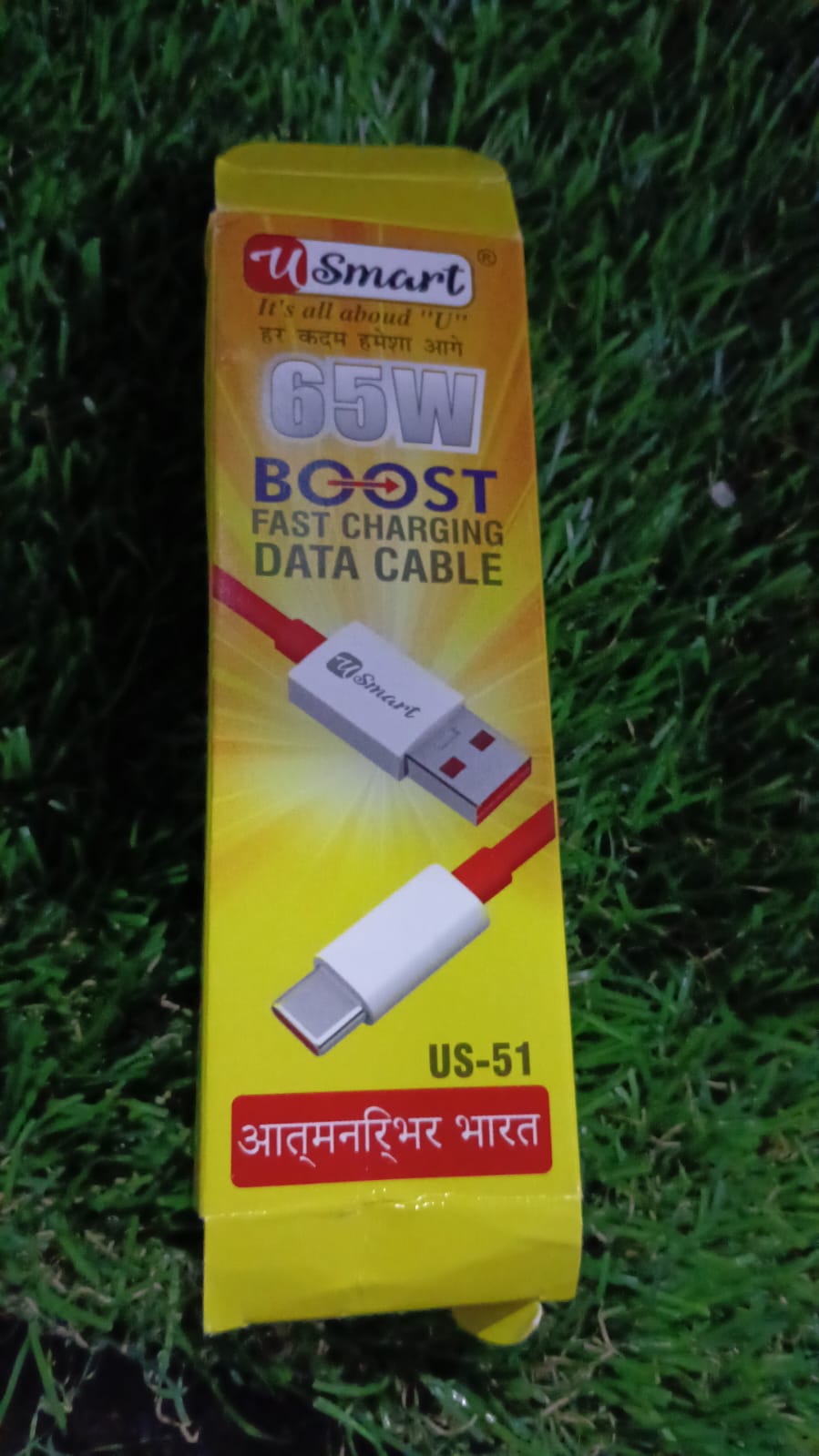 Type C data cable Fast Charging Data Cable (1000 MM / 65W / 1 Pc) - infinityexculsivestore.com