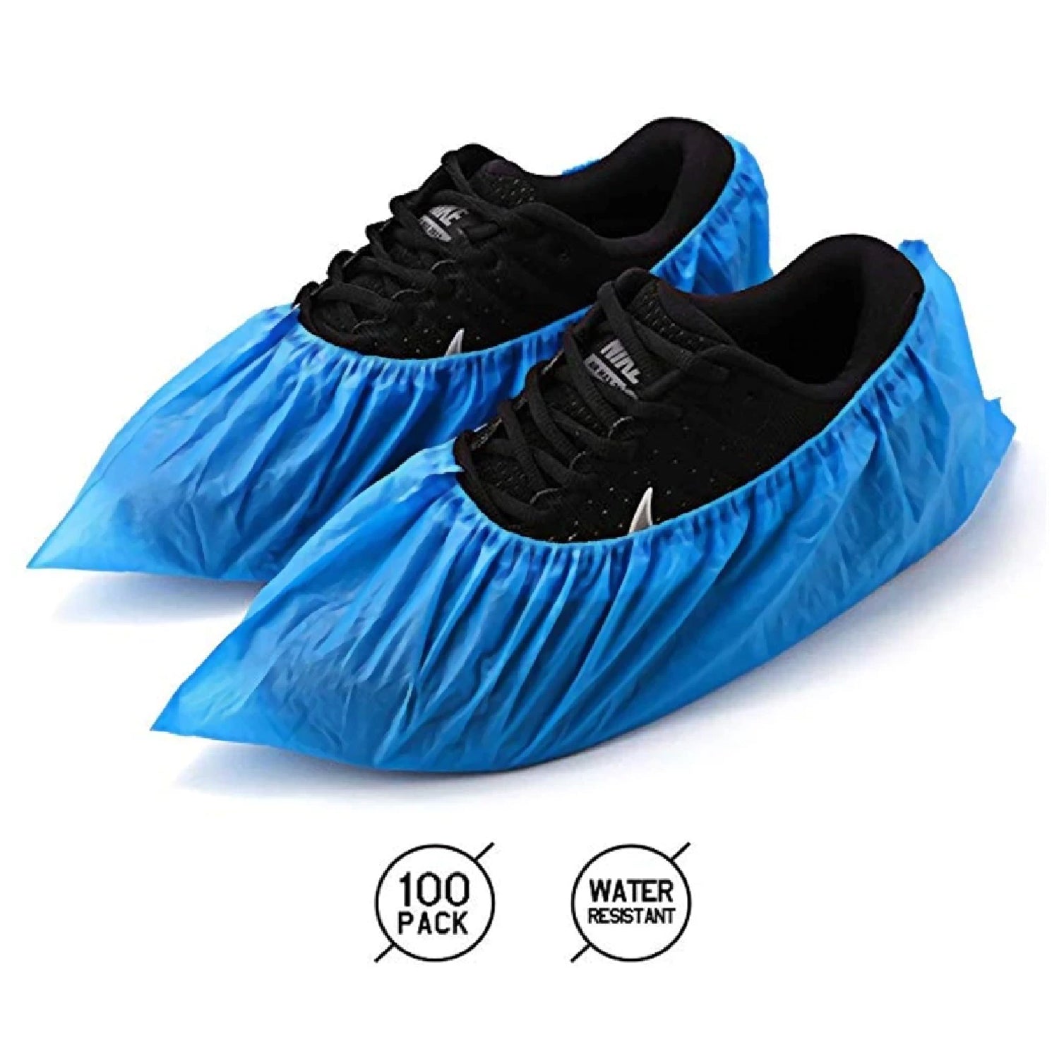 Type Plastic Elastic Top Disposable Shoe Cover for Rainy Season (50 Pairs) - infinityexculsivestore.com