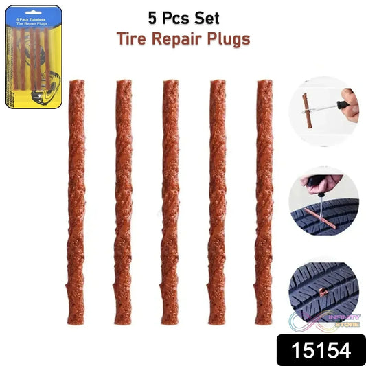 Tyre Repair Brown Emergency Puncture Seal Strips (5 Pcs Set) - infinityexculsivestore.com