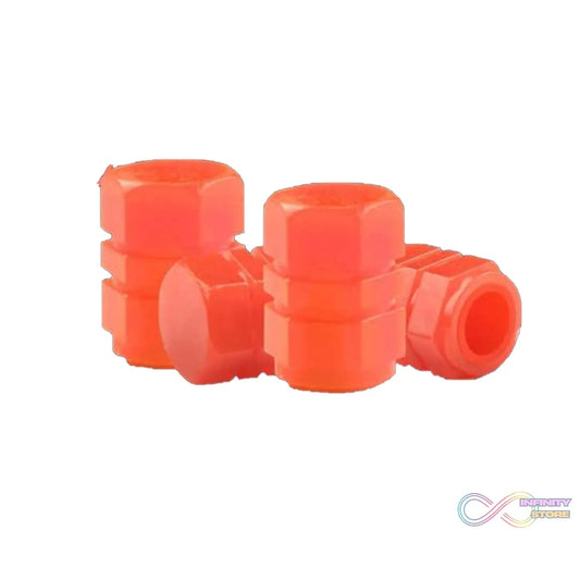 Tyre Valve Caps Luminous Glow Car Tire Air Stem Valve Cap Covers vaal cap ( 4 Pcs Mix Colour) - infinityexculsivestore.com