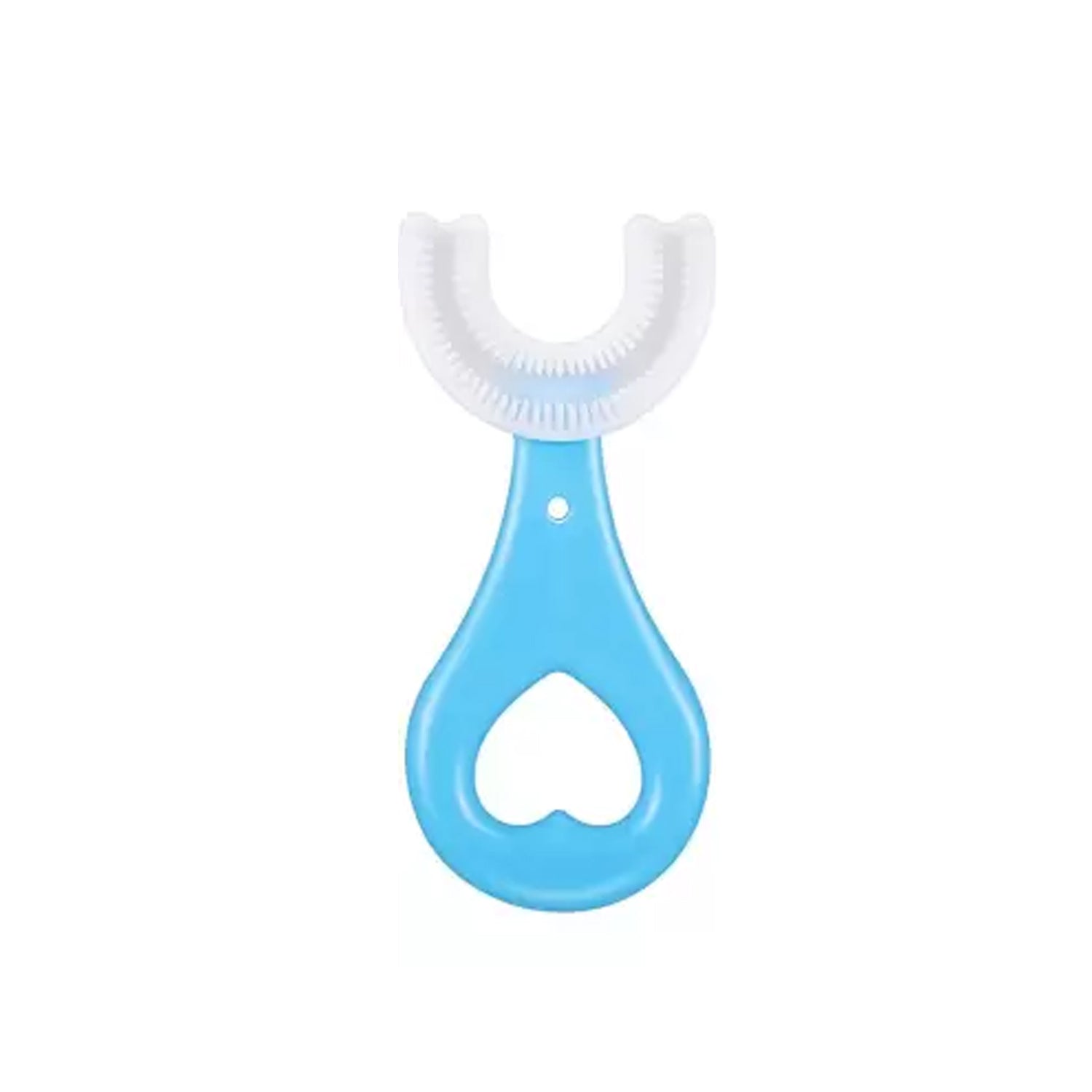 U Shaped Toothbrush for Kids, 2 - 6 Years Kids Baby Infant Toothbrush, Food Grade Ultra Soft Silicone Brush Head - infinityexculsivestore.com