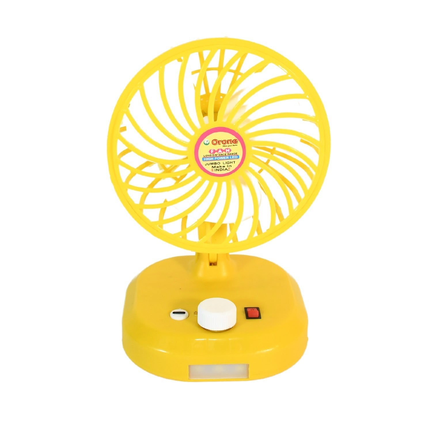 USB - C Type Rechargeable Portable Fan With LED Light Heavy Duty Motor & Foldable Fan With Charging Port Home, Outdoor, Temple - infinityexculsivestore.com