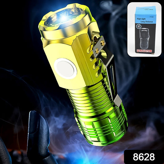 USB Chargeable Mini 3 LED Flashlight / Torch Light (1 Pc) - infinityexculsivestore.com