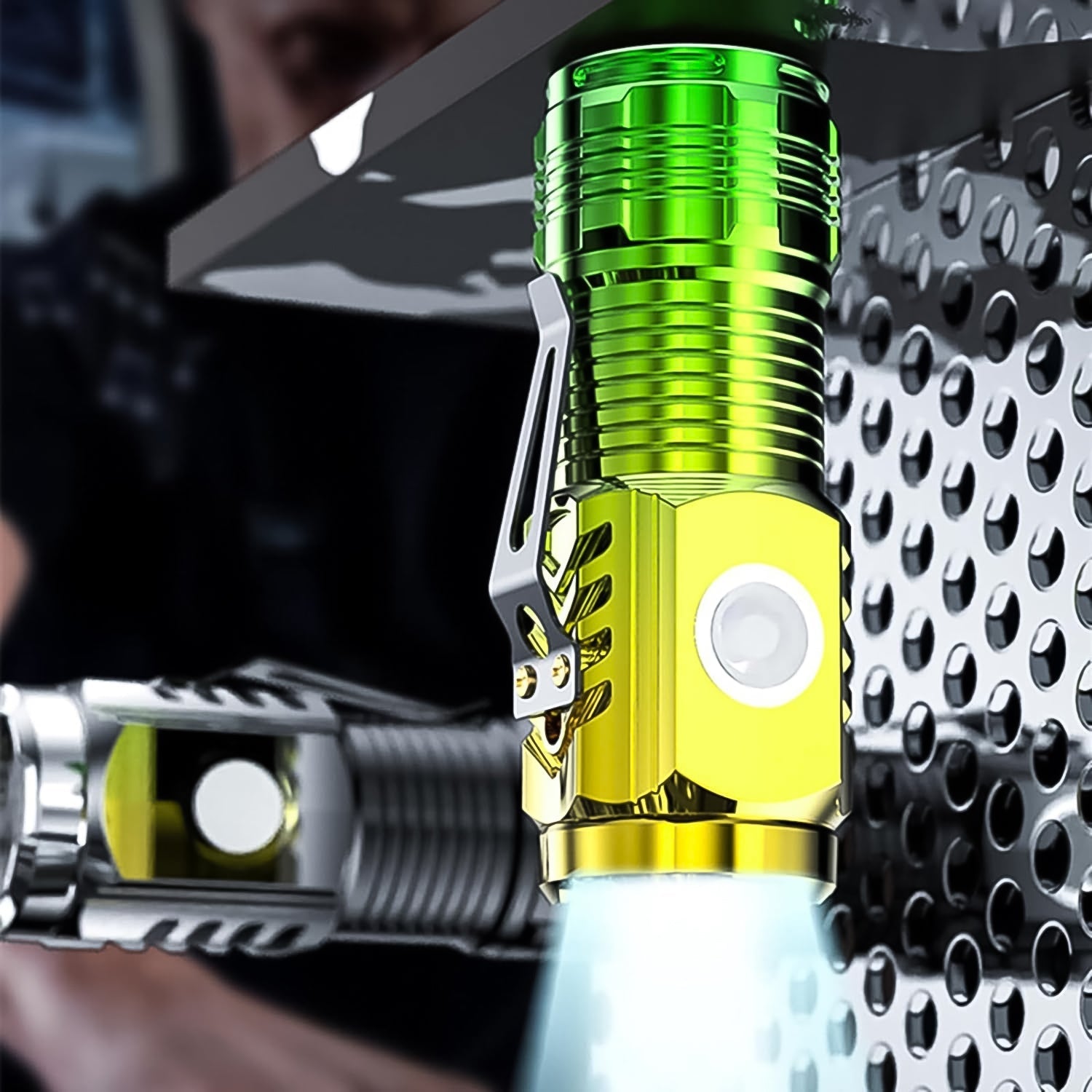USB Chargeable Mini 3 LED Flashlight / Torch Light (1 Pc) - infinityexculsivestore.com