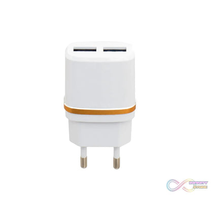 USB adapter for fast charging with a sleek and compact form.