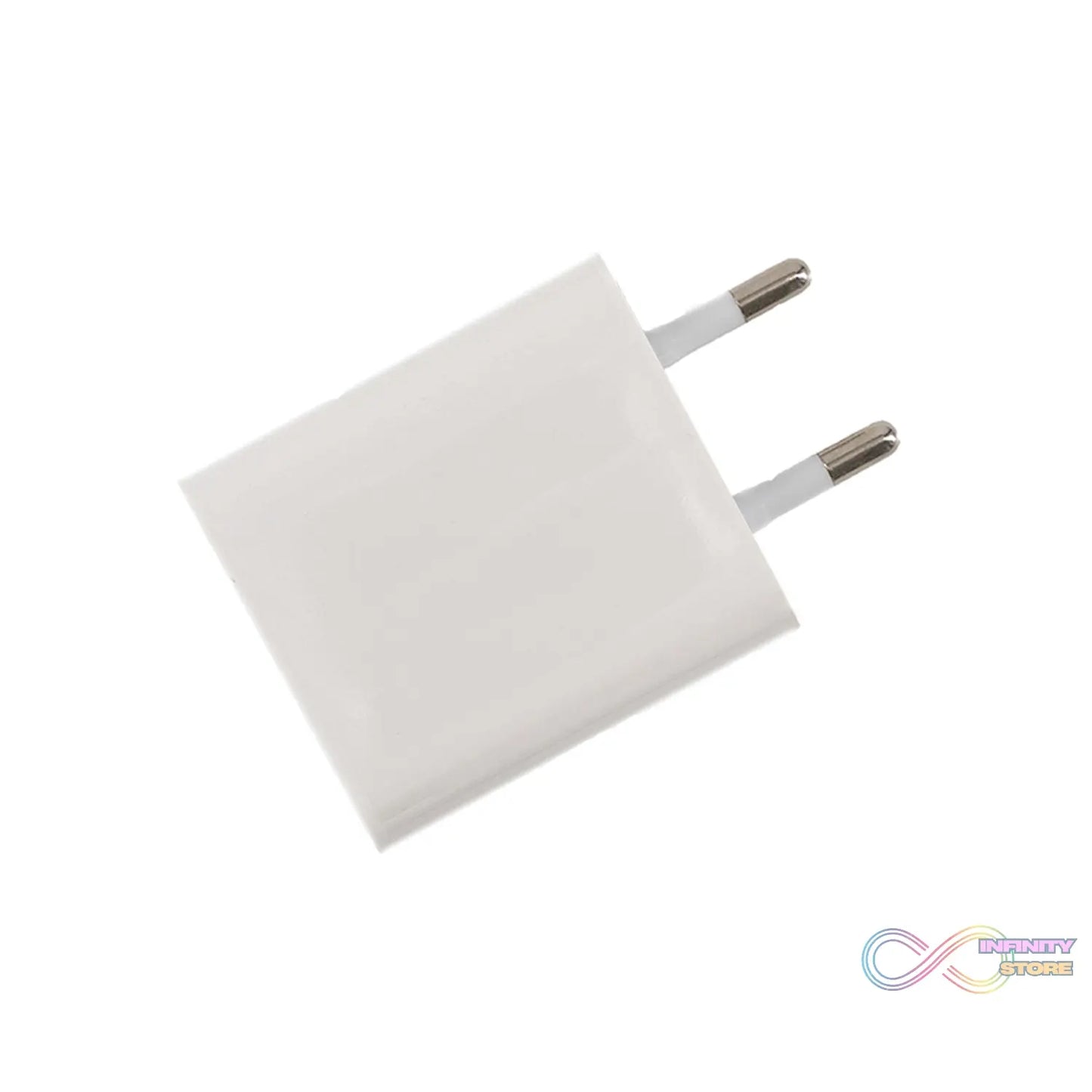 Fast charger adapter with clear connection points for rapid device charging.