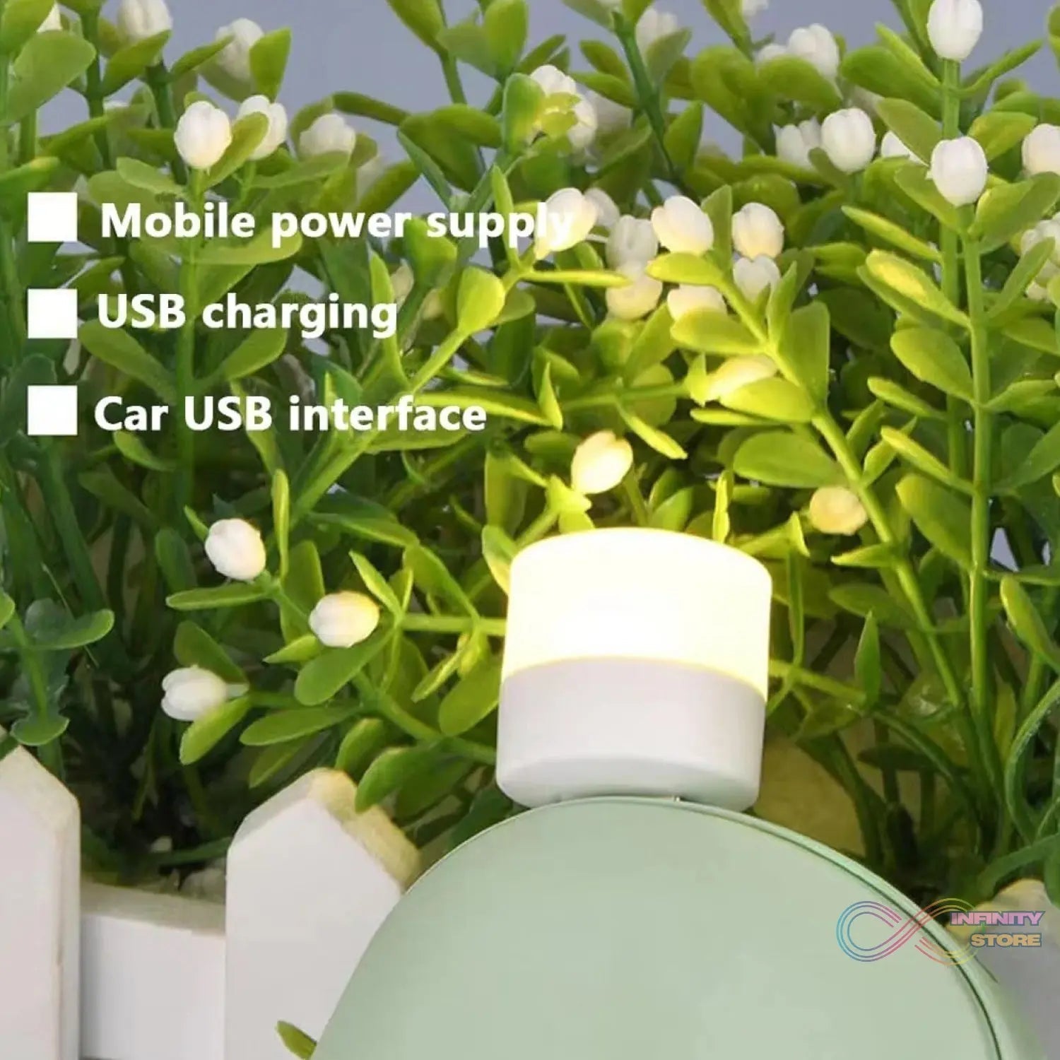USB LED LAMP Night Light, Mini Portable for PC and Laptop (5 pcs Set / Mix Color) - infinityexculsivestore.com