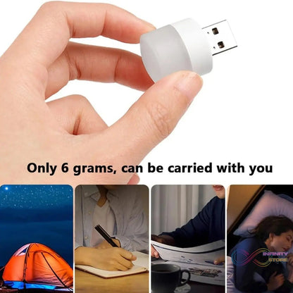 USB LED LAMP Night Light, Mini Portable for PC and Laptop (5 pcs Set / Mix Color) - infinityexculsivestore.com