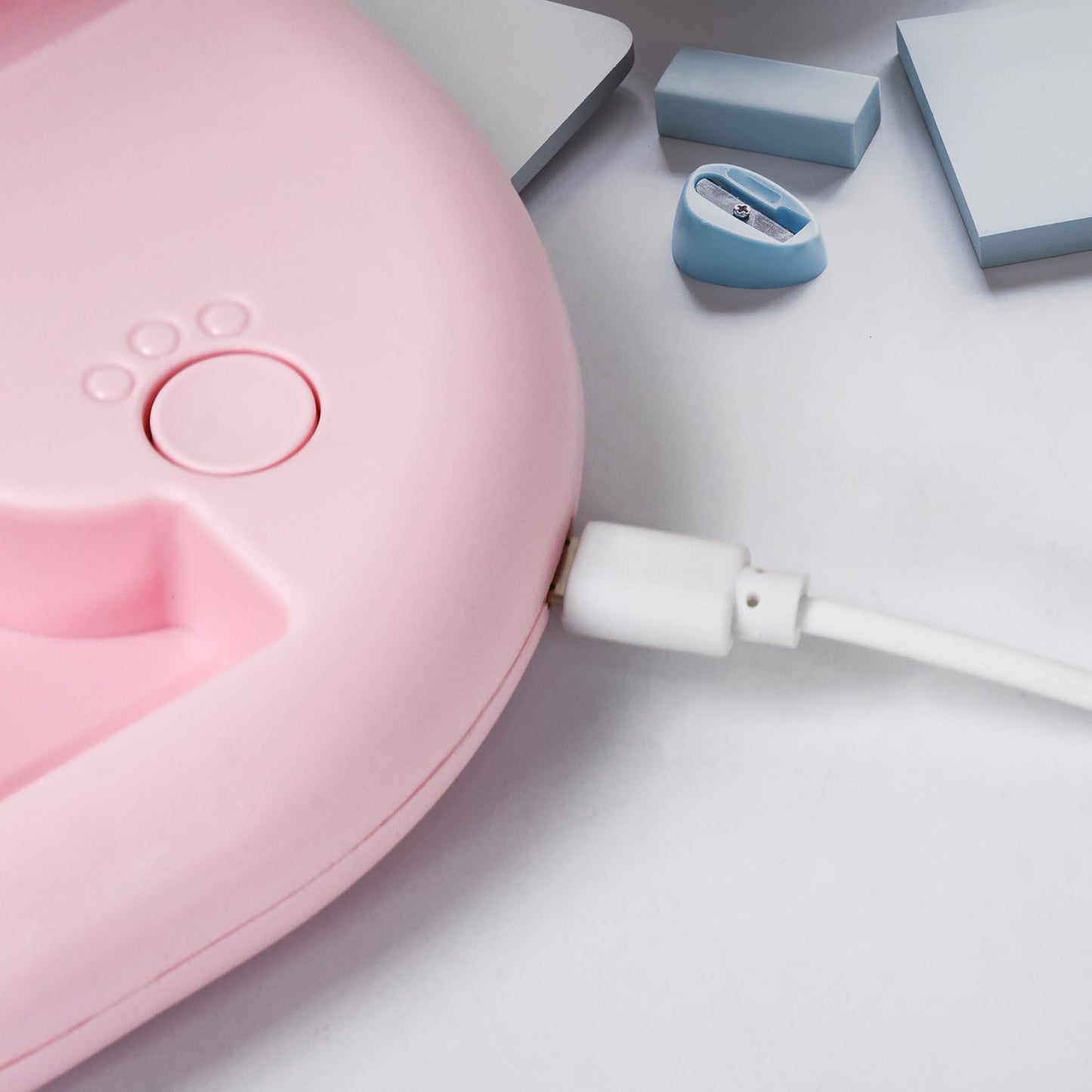 USB Rechargeable Portable Fan With LED Light Heavy Duty & Foldable Fan With Charging Port Home, Outdoor, Temple - infinityexculsivestore.com
