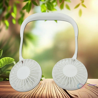 USB Rechargeable Wearable Neckband Fan - infinityexculsivestore.com