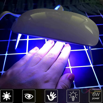 UV LED Lamp Nail Dryer Mini Portable Nail Lamp Professional (1 Pc) - infinityexculsivestore.com