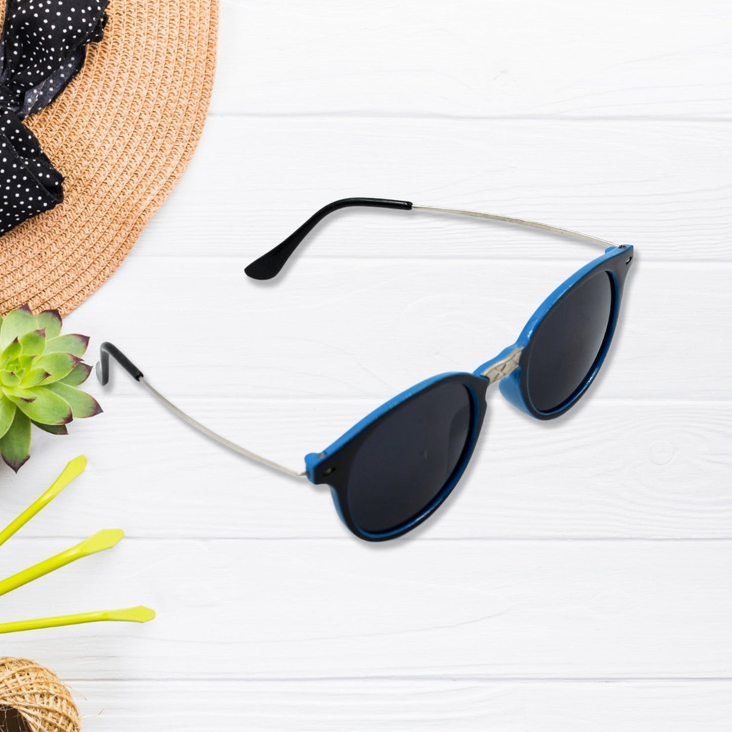 UV Protected Round Sunglasses, classic Sunglasses for Men & Women, Lightweight - infinityexculsivestore.com