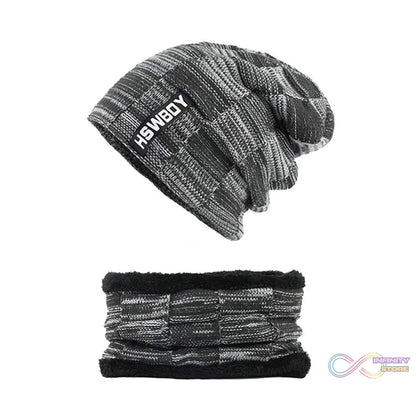 Ultra Soft Unisex Woolen Beanie Cap Plus Muffler Scarf - infinityexculsivestore.com