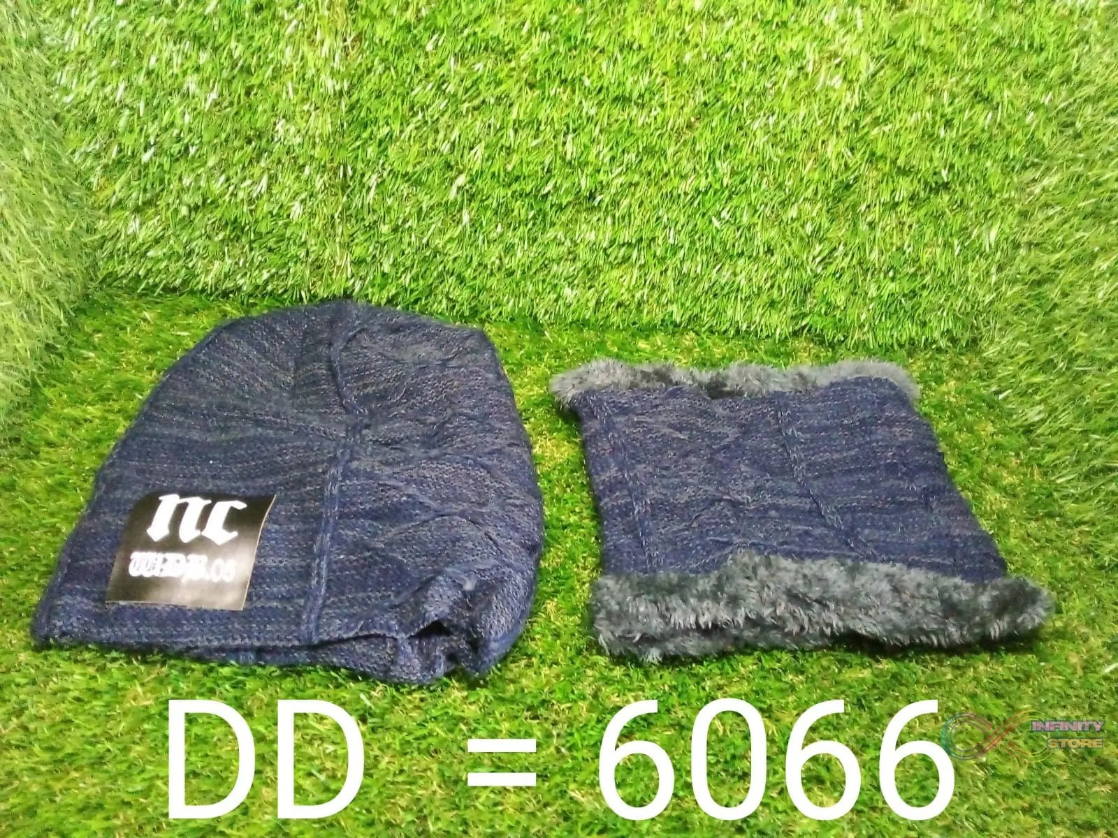 Ultra Soft Unisex Woolen Beanie Cap Plus Muffler Scarf - infinityexculsivestore.com