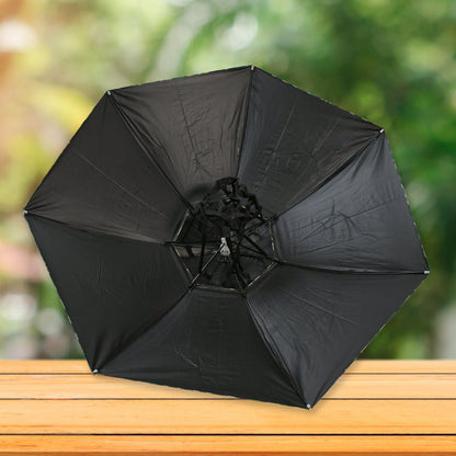 Umbrella Hat with Elastic Band, Fishing Umbrella Hat for Adults Kids Women Men, Umbrella Hat for Outdoor Activities - infinityexculsivestore.com