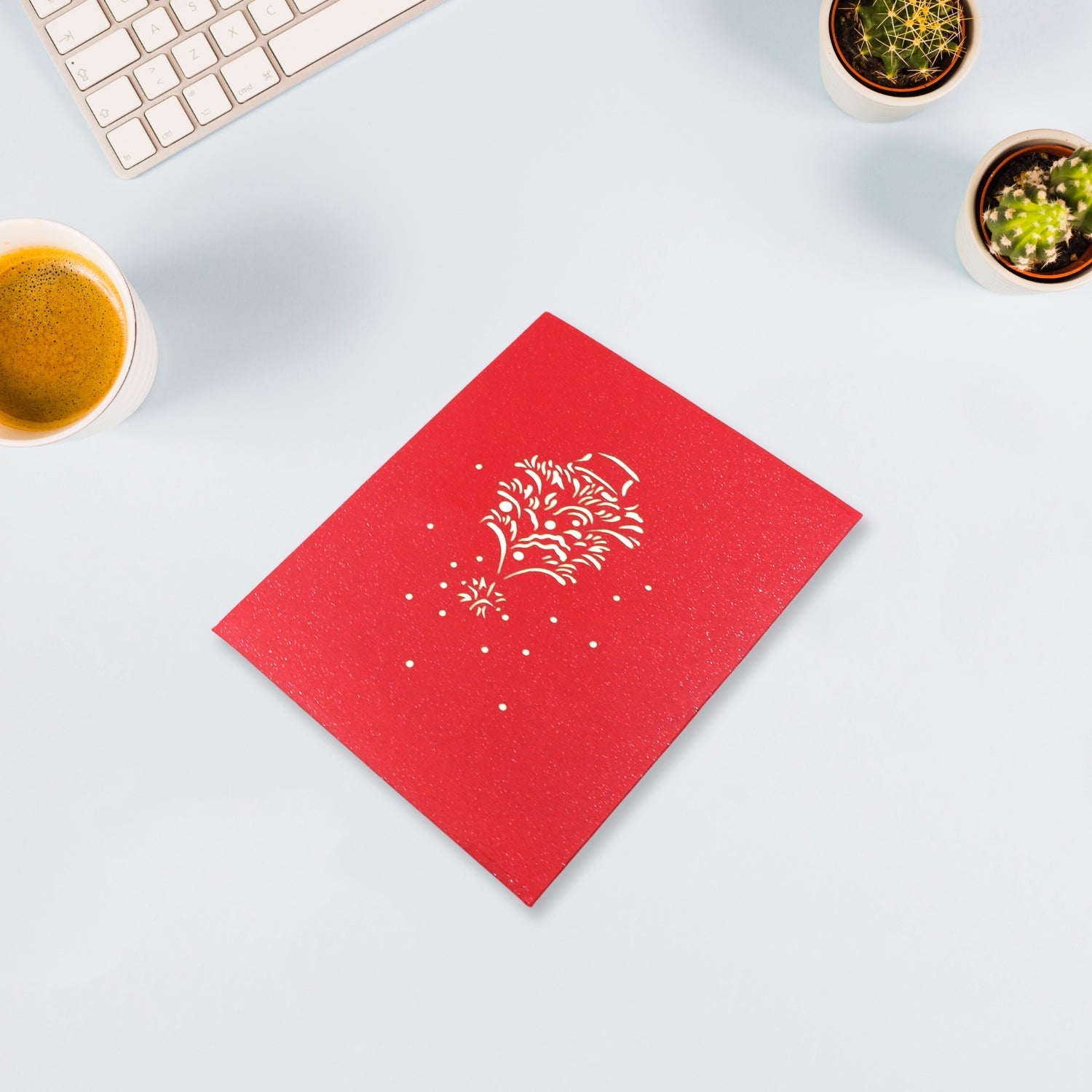 Unique 3D Pop - Up Wishing Card (Christmas): 1 Pc - infinityexculsivestore.com