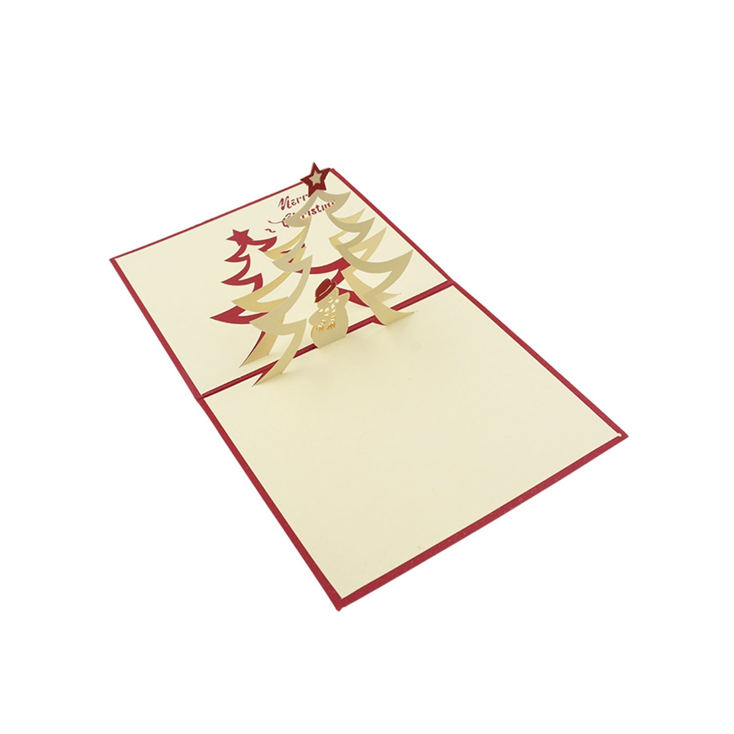 Unique 3D Pop - Up Wishing Card (Christmas): 1 Pc - infinityexculsivestore.com