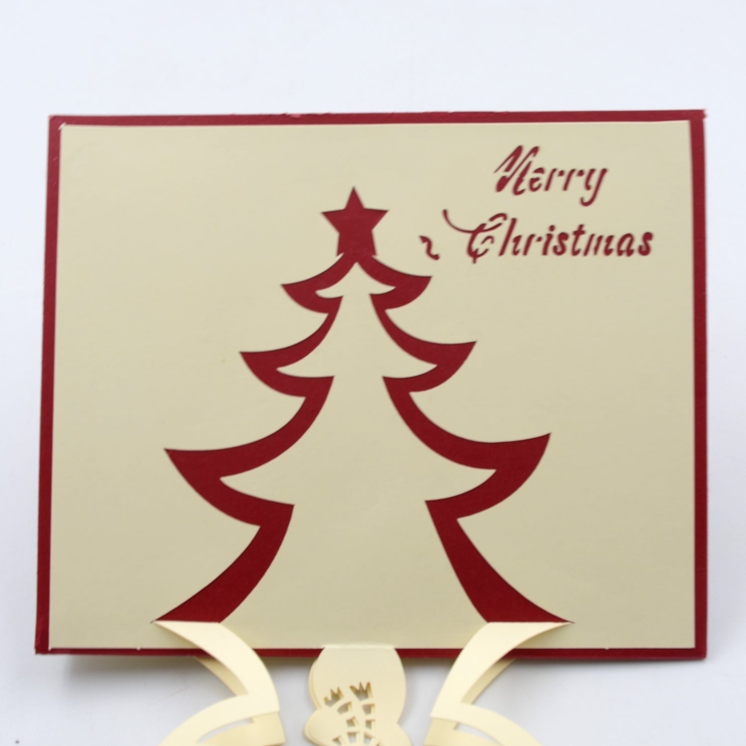 Unique 3D Pop - Up Wishing Card (Christmas): 1 Pc - infinityexculsivestore.com