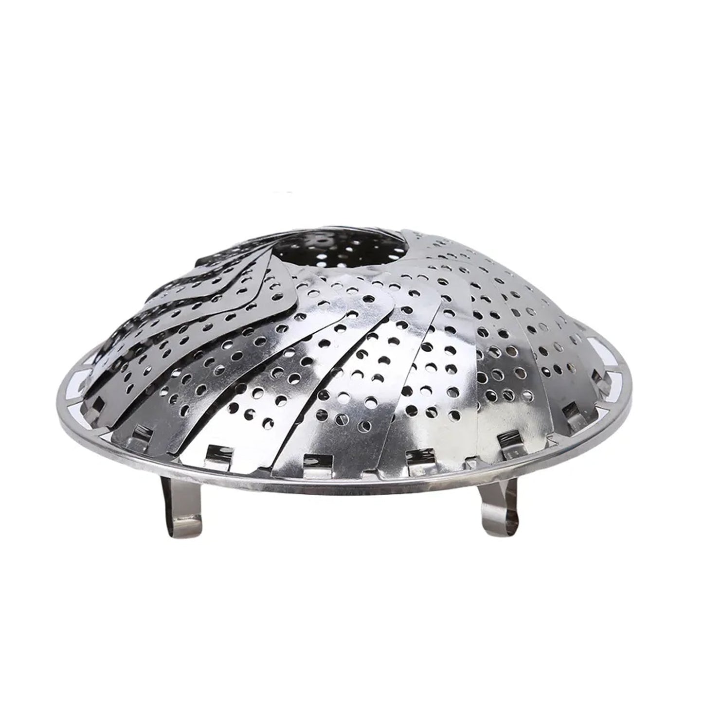Unique Design Stainless - Steel Heaviest vegetable ,Cooking Foldable Steamer Basket for Kitchen Utensils/Dish Drying Rack/Plate Stand/ Basket - infinityexculsivestore.com
