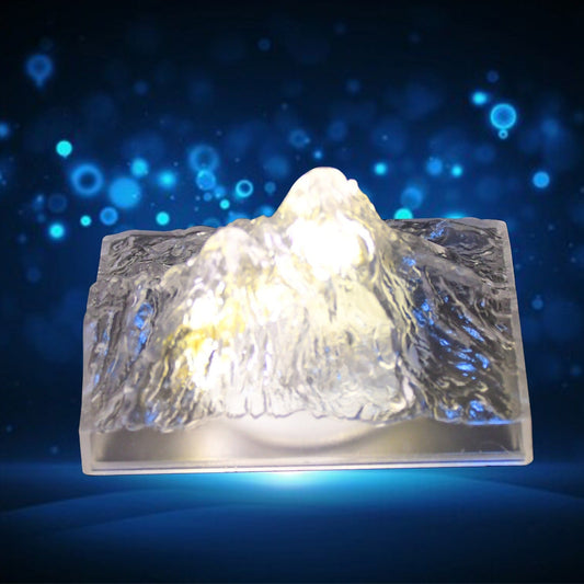Unique Plastic Night Light: Flameless LED (Iceberg Design, Gift) - infinityexculsivestore.com