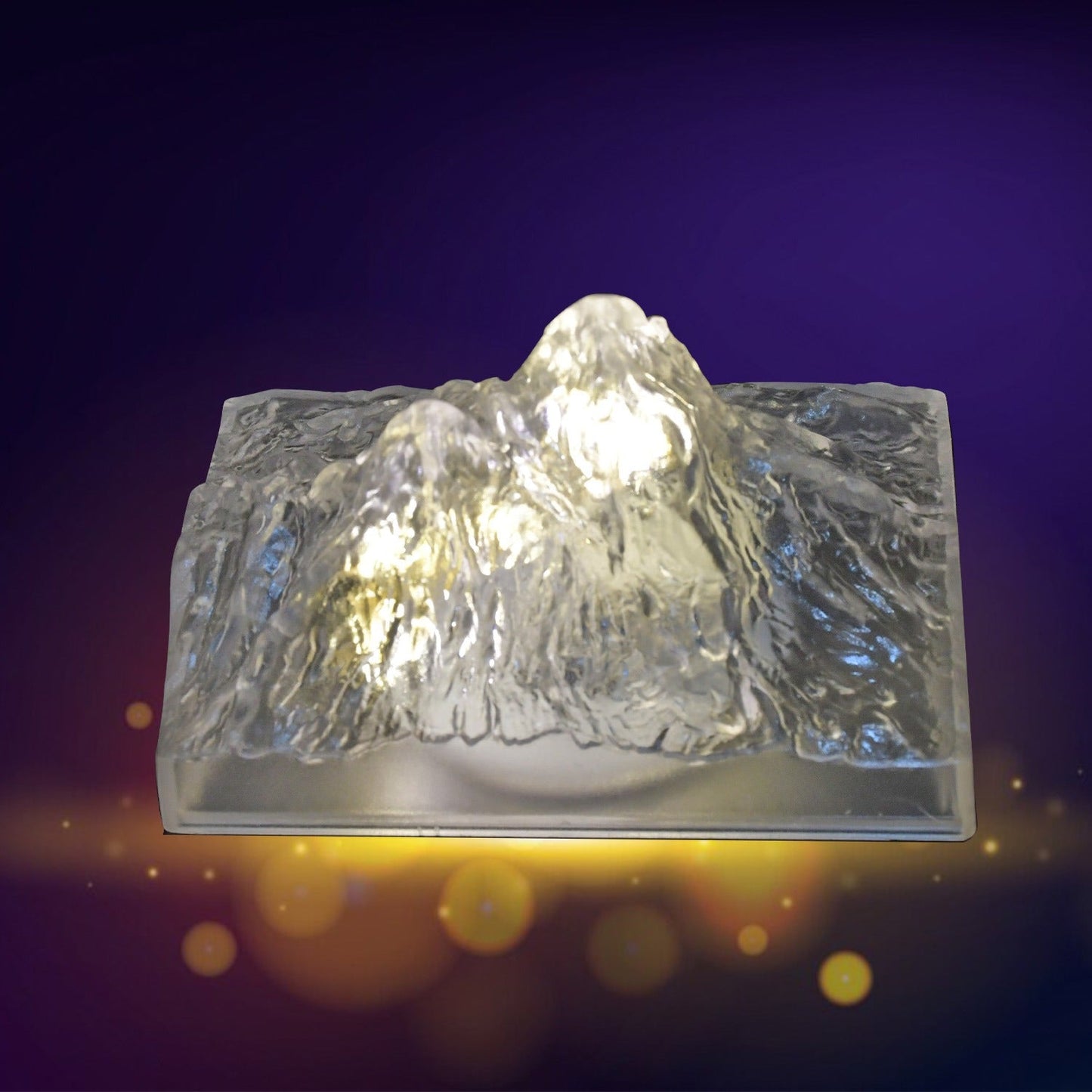 Unique Plastic Night Light: Flameless LED (Iceberg Design, Gift) - infinityexculsivestore.com