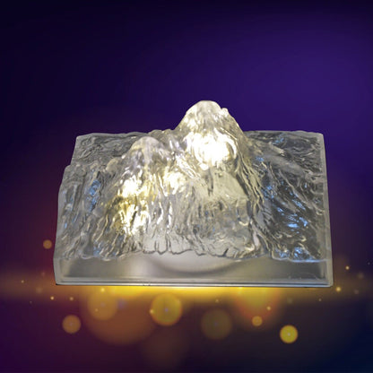 Unique Plastic Night Light: Flameless LED (Iceberg Design, Gift) - infinityexculsivestore.com
