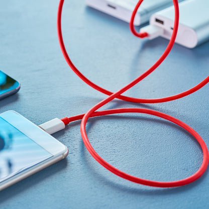 Unique Type C Dash Charging USB Cable for Fast Charging & Data Transfer (Red, 1 Meter) - infinityexculsivestore.com