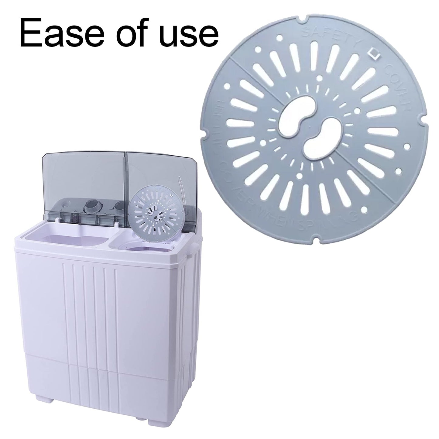 Universal Fit Top Load Semi Automatic Washing Machine Spin Safety Cover / Spinner Cap / Dryer Safety Cover / Lid & Plate (1 pc) - infinityexculsivestore.com