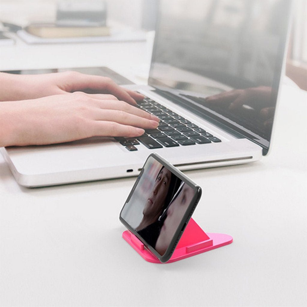 Universal Portable Three - Sided Pyramid Shape Mobile Holder Stand - infinityexculsivestore.com