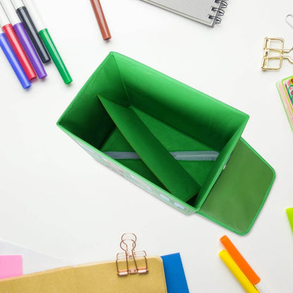 Foldable Bus Shape Toy Box Storage with Lid for Storage of Toys Basket Useful as Toy Organizer mountable Racks Surface Multipurpose Basket for Kids Wardrobe Cabinet Wood with Cloth Cover For Home Decor Books, Game, Baby Cloth (Mix Color & Design ) - infinityexculsivestore.com