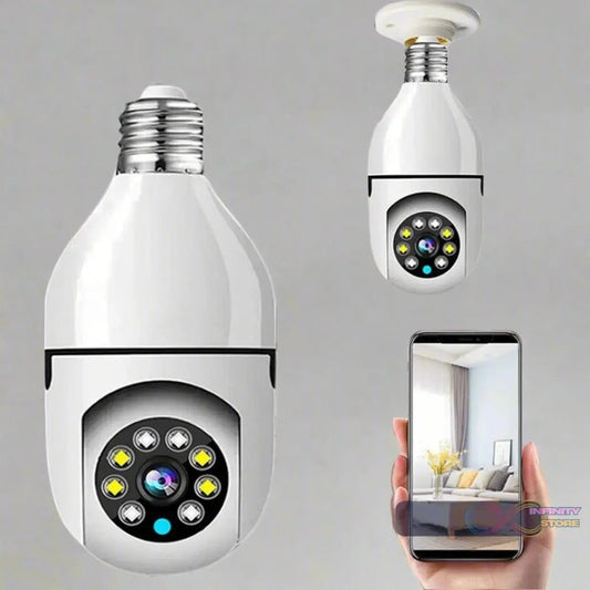 V380 Pro Fisheye 360 Degree Panoramic Wireless WiFi IP CCTV Security Camera (Pack of 1) - infinityexculsivestore.com