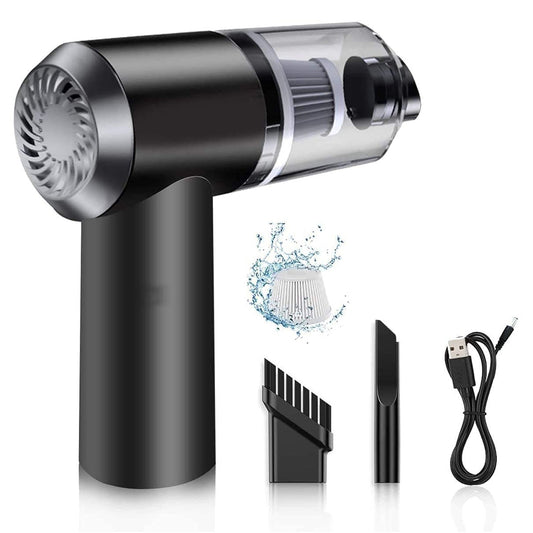 Vacuum Cleaner Dust Collection 2 in 1 Car Vacuum Cleaner 120W High - Power Handheld Wireless Vacuum Cleaner Home Car Dual - use Portable USB Rechargeable - infinityexculsivestore.com